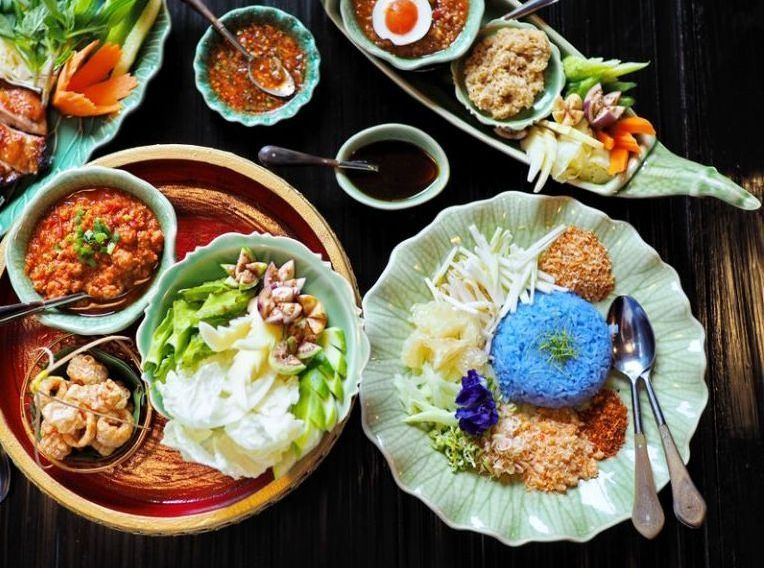 Vegetarian Thai tasting menu, Thai Orchid Villa